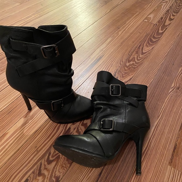 Aldo black buckler Moto boots - size 37 - Picture 5 of 5